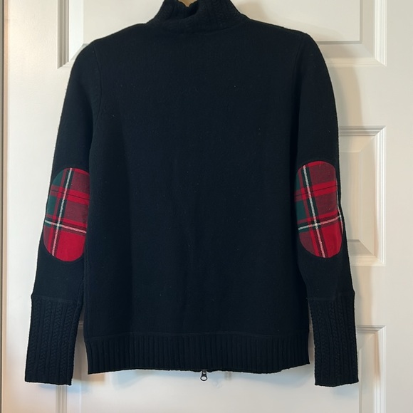 Pendleton zip up sweater with elbow patches Small - Picture 6 of 8